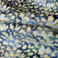 Patterned Upholstery Designer Remnant  - Blue/Green