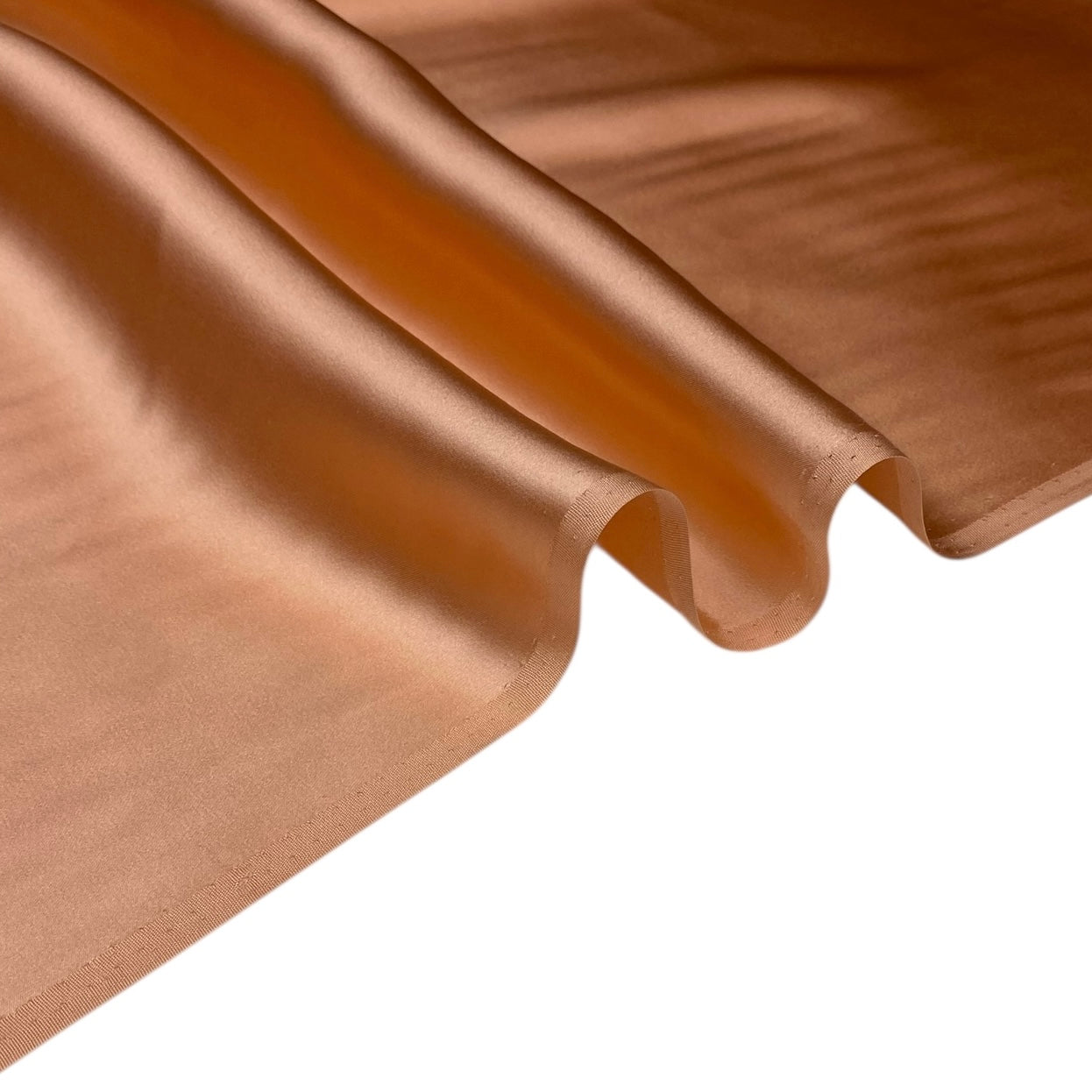 Mulberry Silk Charmeuse Satin - Peach