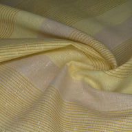 Striped Cotton/Linen - Yellow/Beige