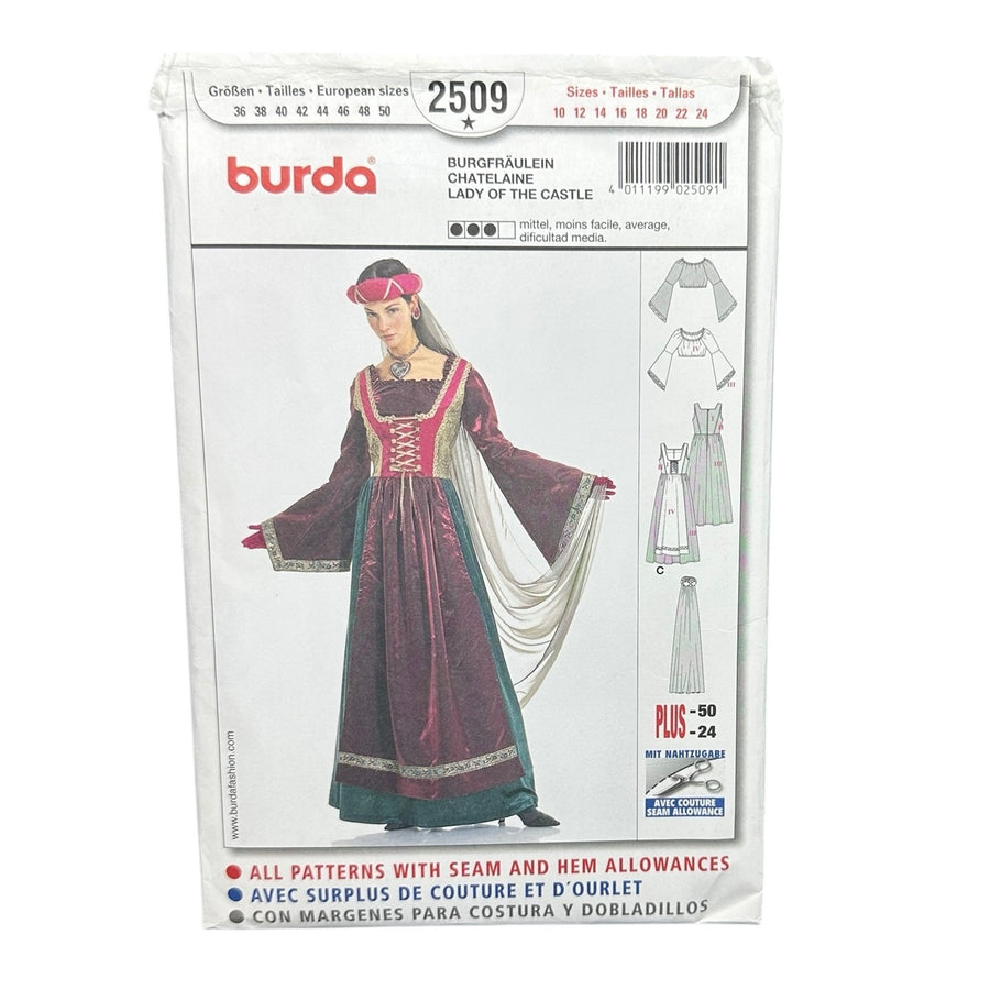 Burda 2609 Dress Costume Sewing Pattern