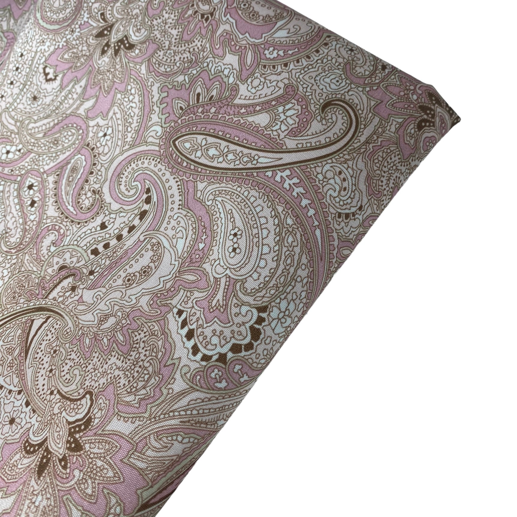 Printed Paisley Lining - Pink