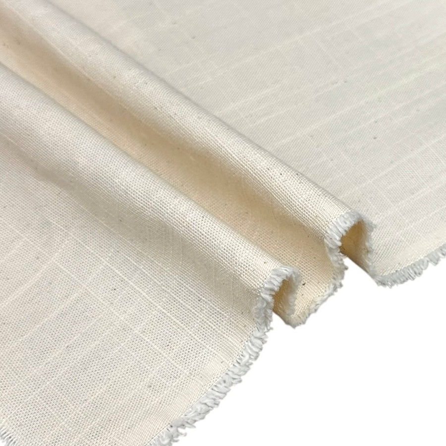 Crosshatch Medium Weight Linen - Natural