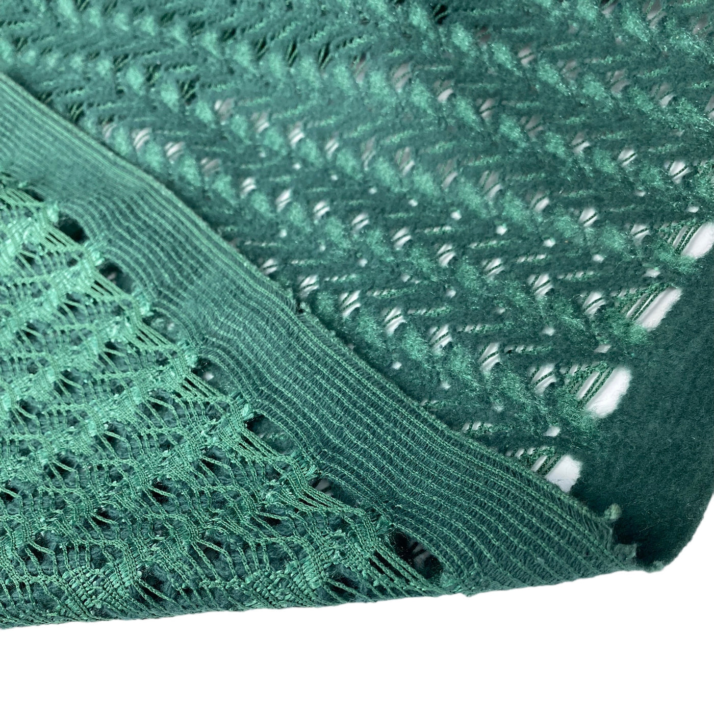 Crochet Lace - Remnant - Green
