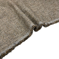 Herringbone Upholstery Remnant - Beige/Grey/Olive