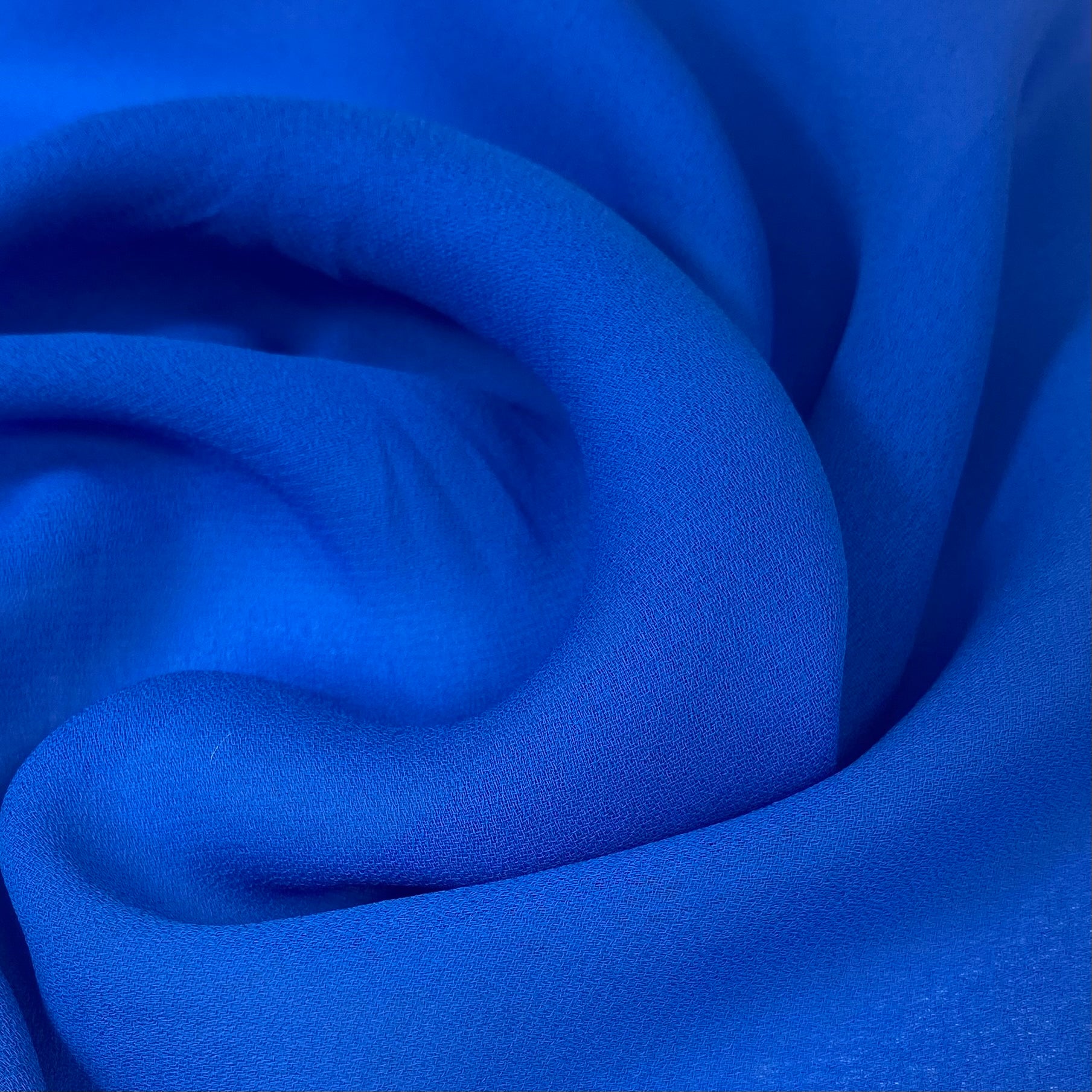 Polyester Georgette - 59” - Electric Blue