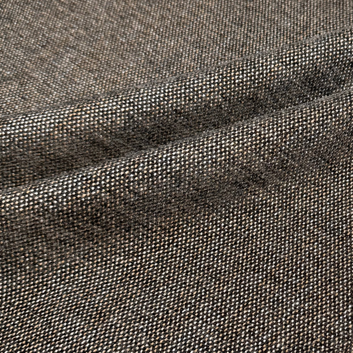 Chenille Upholstery Remnant - Grey/Gold/Ivory