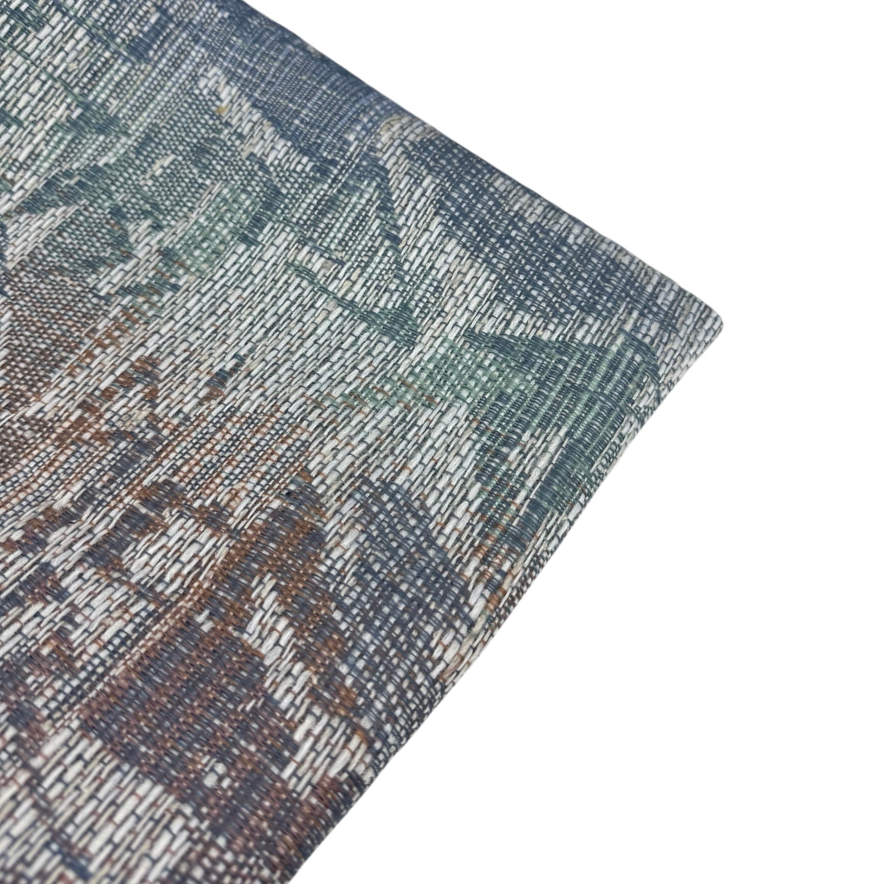 Patterned Upholstery Remnant - White/Pink/Blue/Green