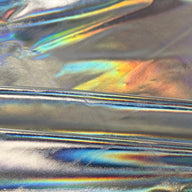 Holographic Iridescent Foil Jersey - Silver