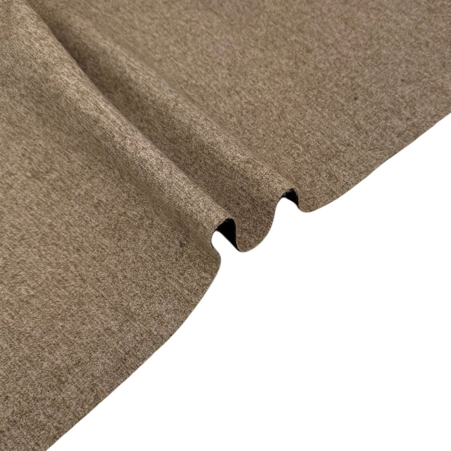 Woven Interfaced Upholstery Remnant - Heathered Beige