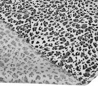 Lightweight Printed Cotton Cheetah - White/Black/Grey