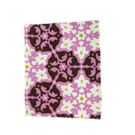 Printed Quilting Cotton Remnant - Pink/White/Brown
