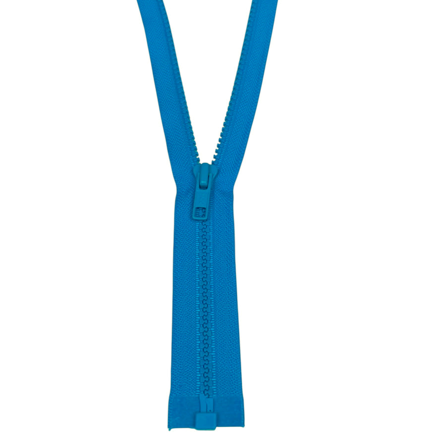 Opened-End Vislon Molded 21” YKK Zipper - Blue