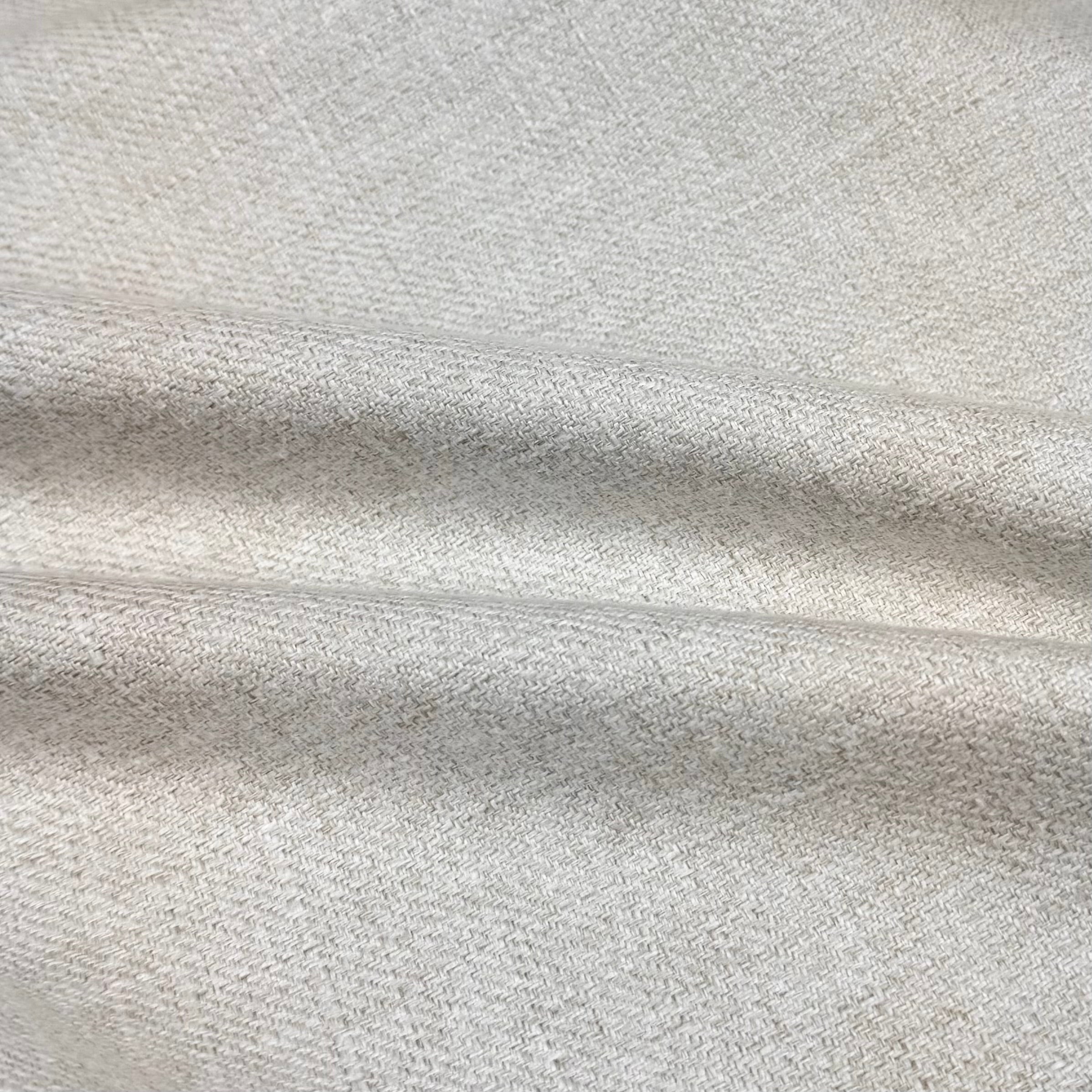 Chenille Upholstery Remnant - Ivory