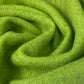 Wool Coating - Remnant - Marbled Lime Green