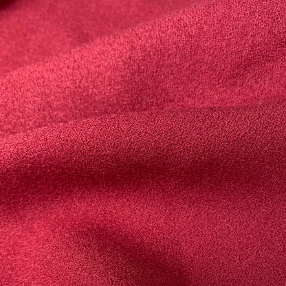 Wool Crepe - Remnant - Geranium