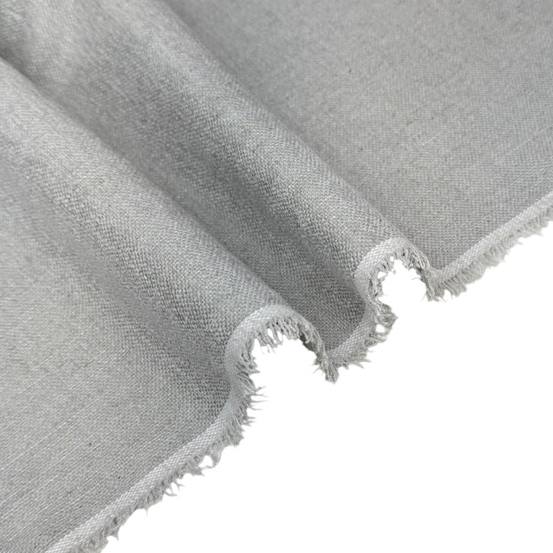 Chenille Upholstery Remnant - Grey