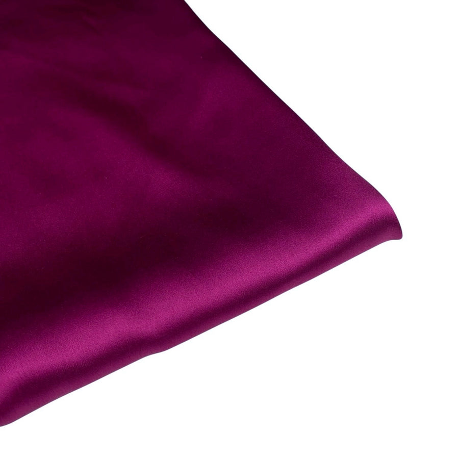 Mulberry Silk Charmeuse Satin Remnant - Fuchsia