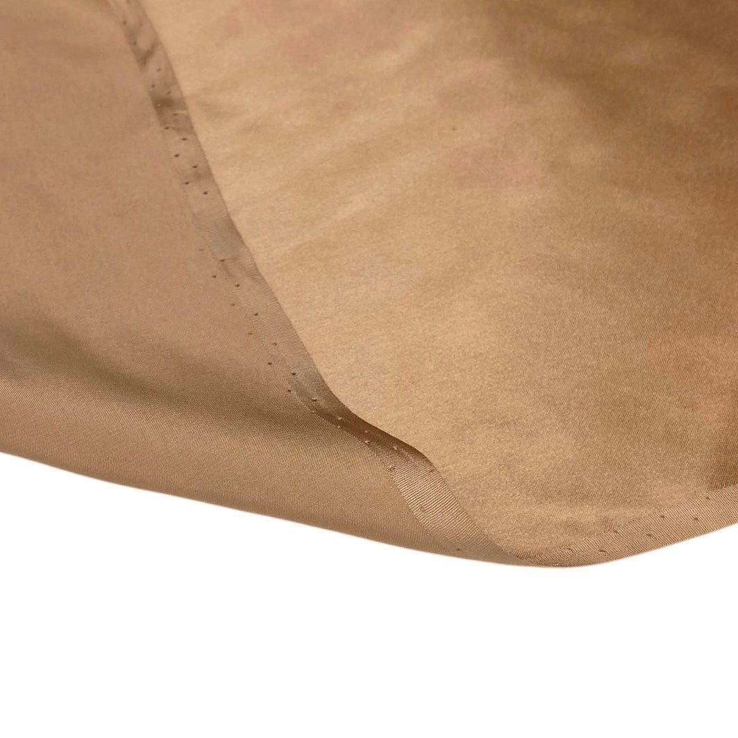 Mulberry Silk Charmeuse Satin - Nude Beige