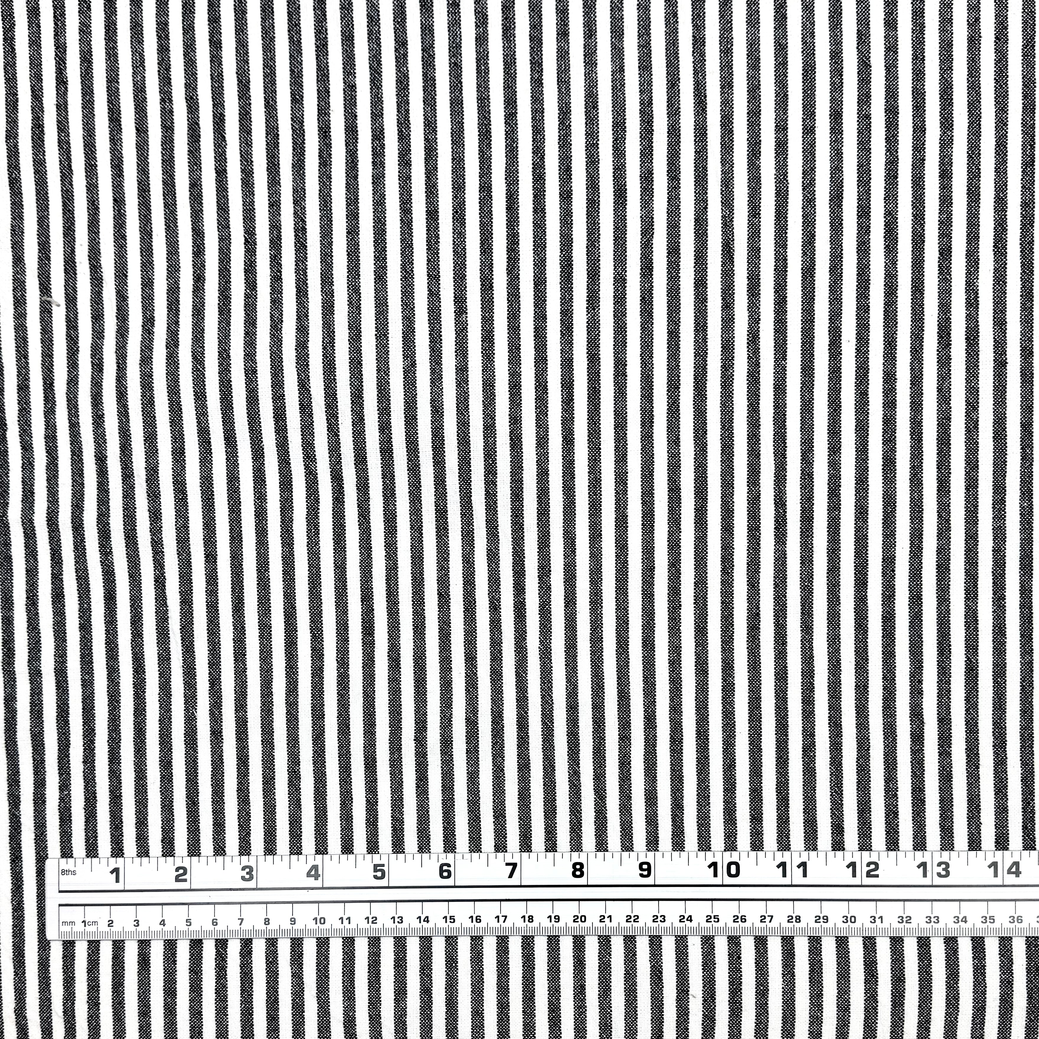 Striped Organic Cotton - Black/White