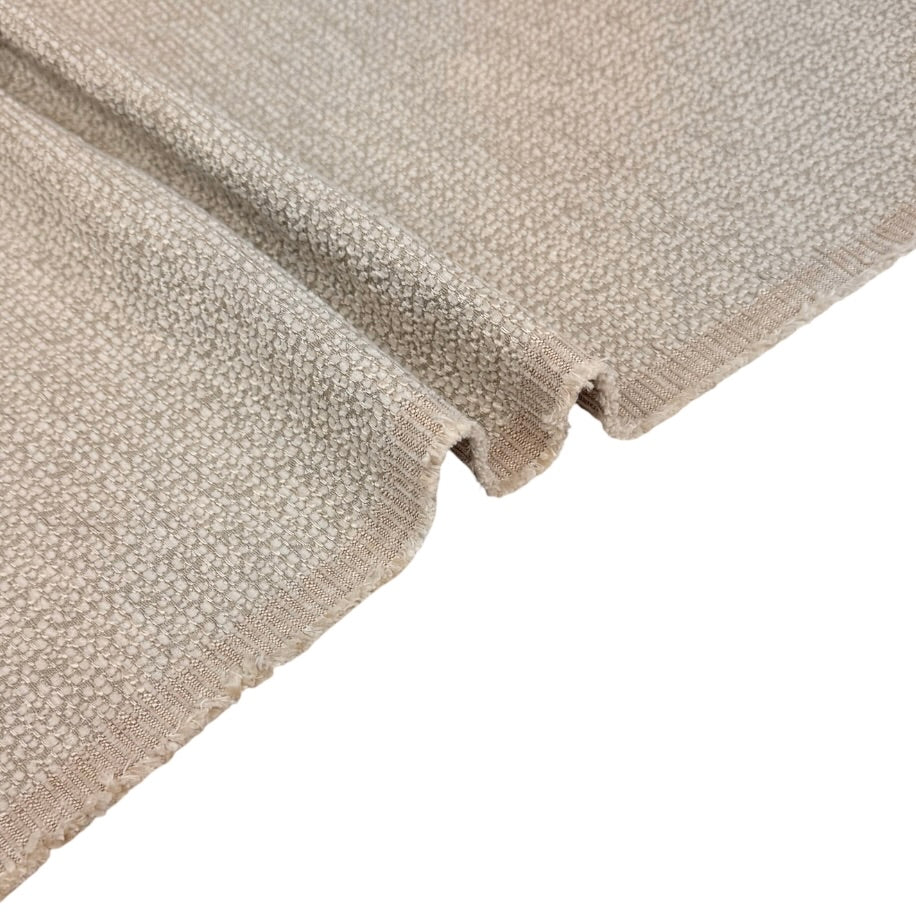 Woven Upholstery Remnant - Ivory/Beige