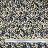 Floral Liberty Tana Lawn Cotton Beige/Navy/Green/Burgundy