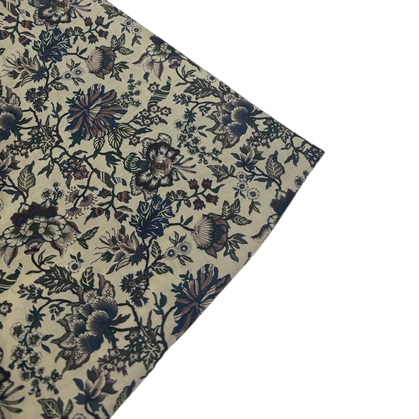 Floral Liberty Tana Lawn Cotton Beige/Navy/Green/Burgundy