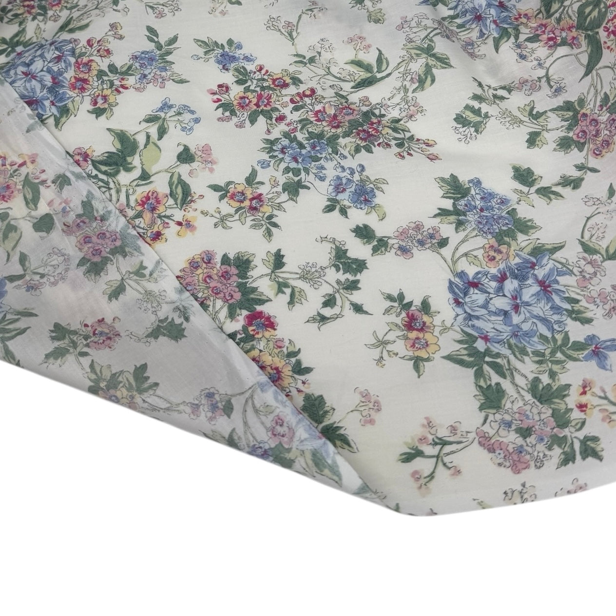 Floral Liberty Tana Lawn Cotton Ivory/Blue/Pink/Yellow