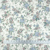 Floral Liberty Tana Lawn Cotton Ivory/Blue/Pink/Yellow