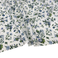 Floral Liberty Tana Lawn Cotton White/Blue/Green