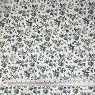 Floral Liberty Tana Lawn Cotton White/Blue/Green