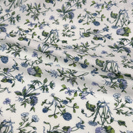 Floral Liberty Tana Lawn Cotton White/Blue/Green