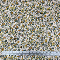 Floral Liberty Tana Lawn Cotton Yellow/Green