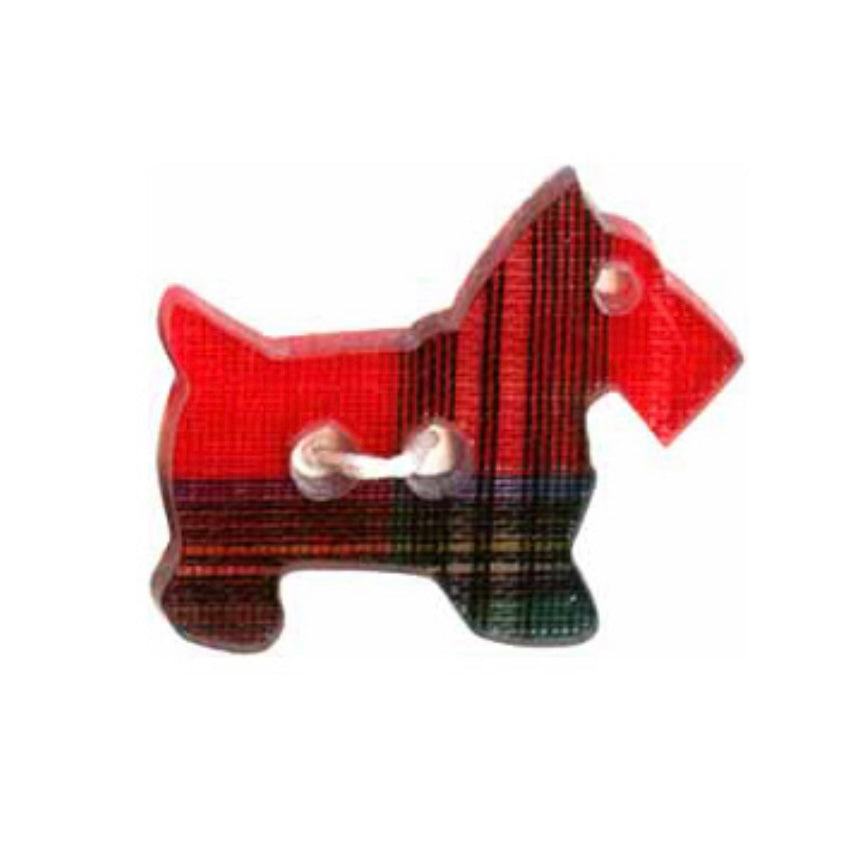 Novelty 2-Hole Dog Button - 25mm - 2 count