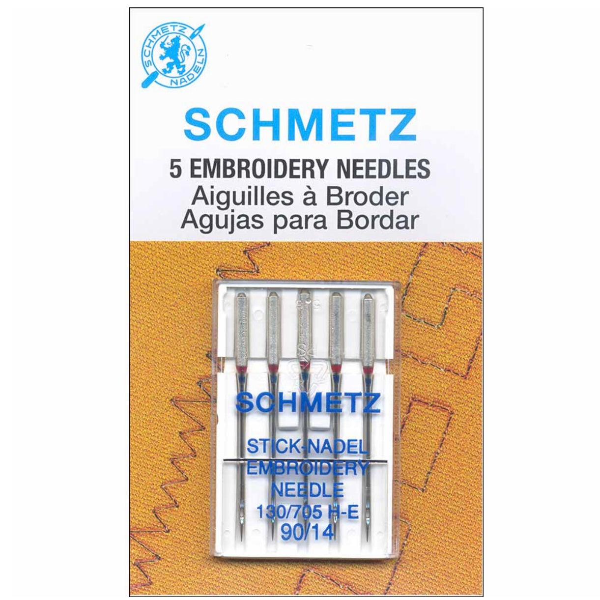 Embroidery Needles - Schmetz - 90/14 - 5 Count