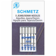 Denim Needles - Schmetz - Assorted Sizes - 5 Count