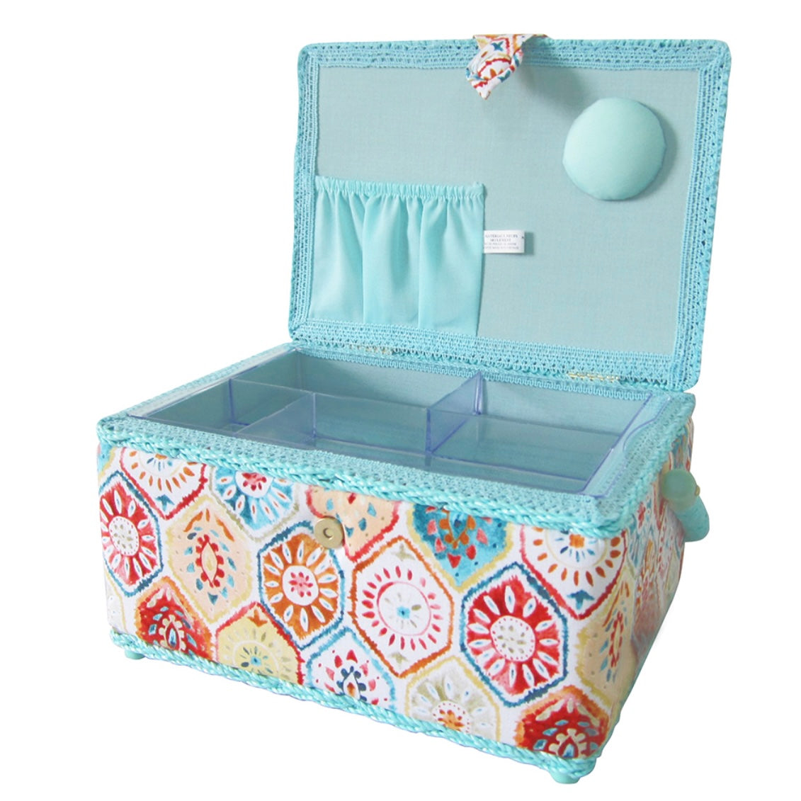 Medium Sewing Basket - Multi Colour