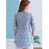 Butterick B6852 Button Down Shirt Sewing Pattern