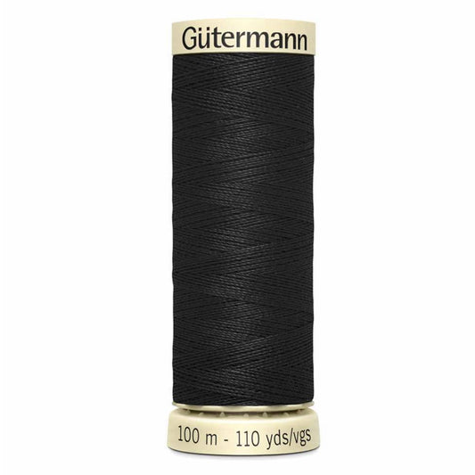Polyester Sew-All Thread - Gütermann - Col. 10 / Black