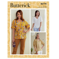 Butterick B6770 Top and Sash Sewing Pattern