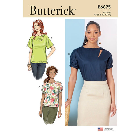 Butterick B6875 Top Sewing Pattern