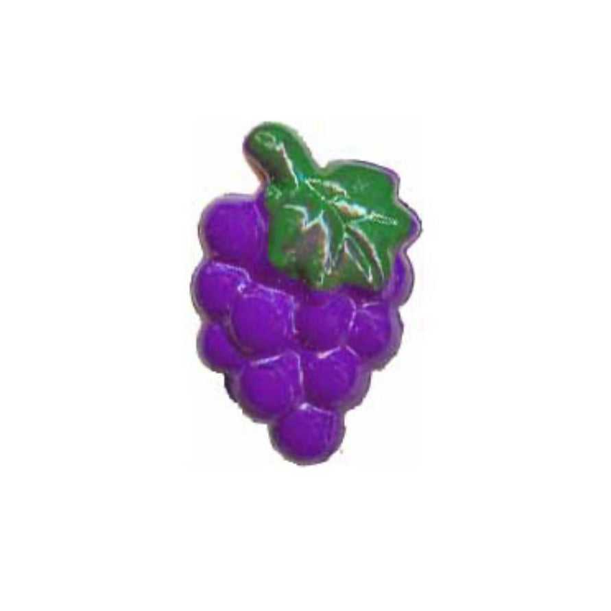 Novelty Shank Button - Grapes - 16mm - 3 count