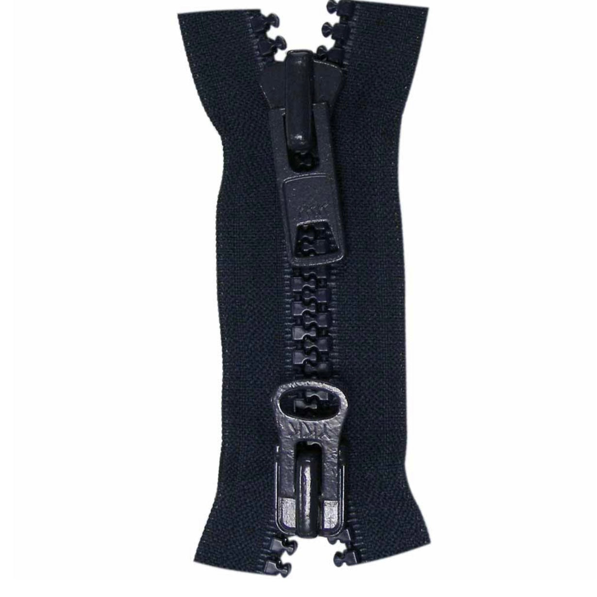 Outerwear Two Way Separating Zipper - Molded Teeth - 24”