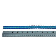Decorative Crocheted Trim - Blue/Light Blue