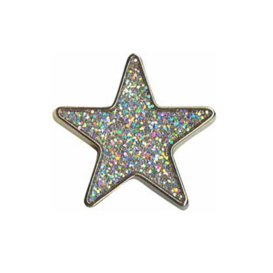 Novelty Shank Button - Star - Aurora Borealis - 25mm - 2 count