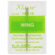 Wing Needle - Klasse - 100/16 - 1 Count