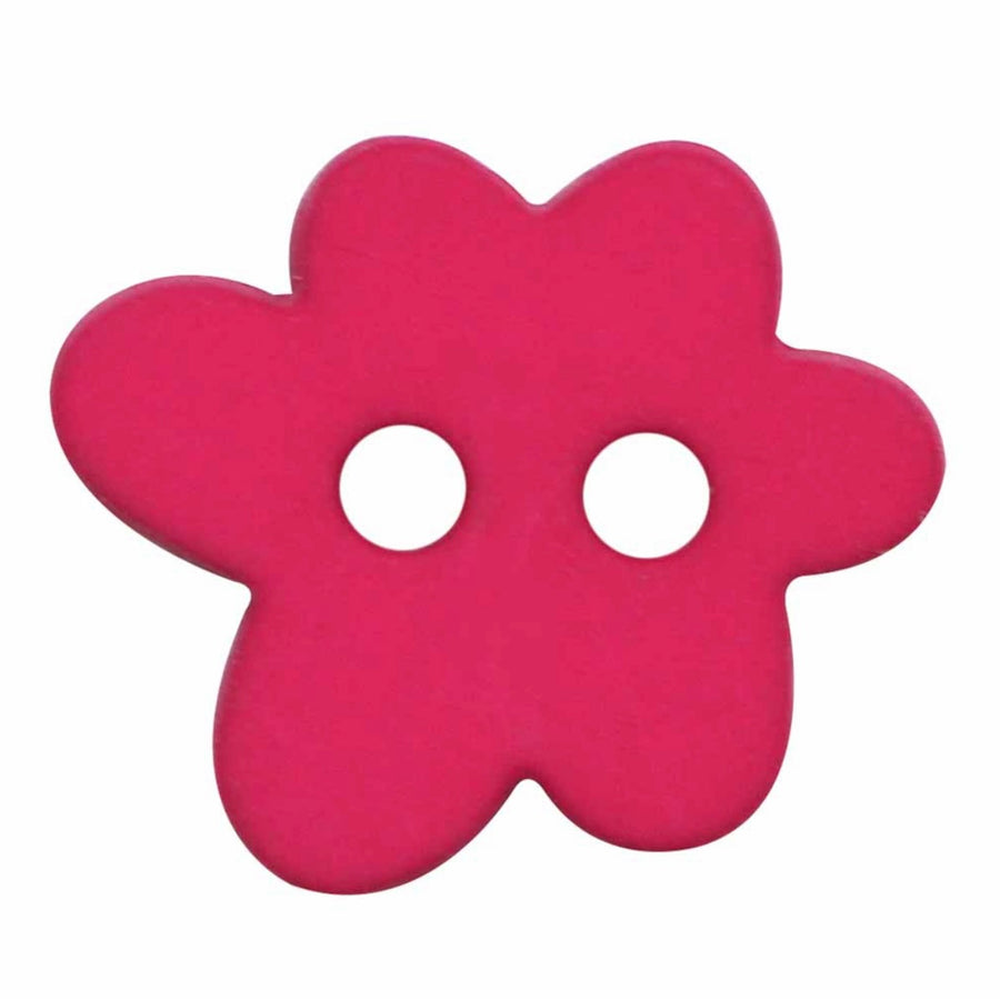 Novelty 2-Hole Button - Paint Blot - Pink - 15mm - 3pcs