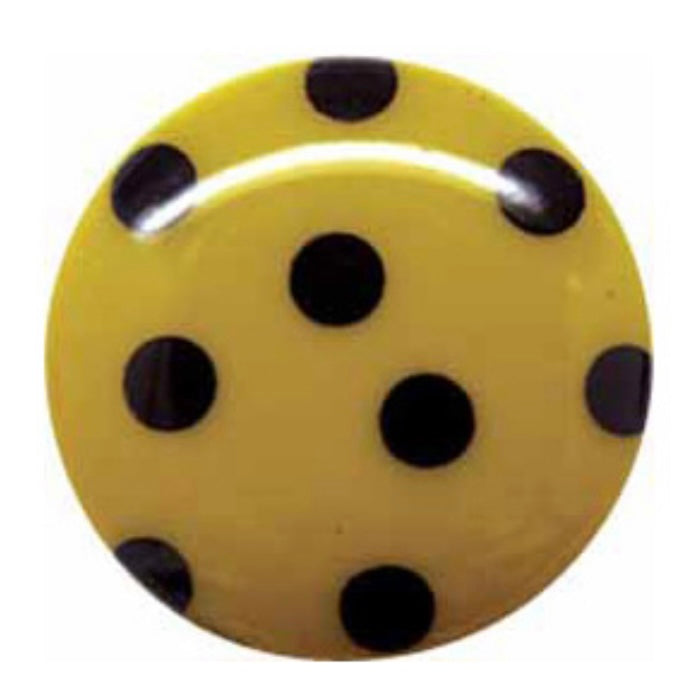 Novelty Polka Dot Shank Button - 18mm - 3 count