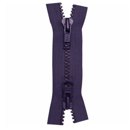 Activewear Two Way Separating Zipper - Molded Teeth - 39”