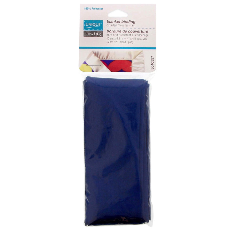 Satin Blanket Binding - 10cm x 4.1m - Navy Blue
