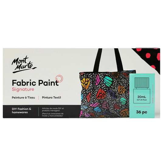 Signature Fabric Paint Set - 36pcs / 20ml each